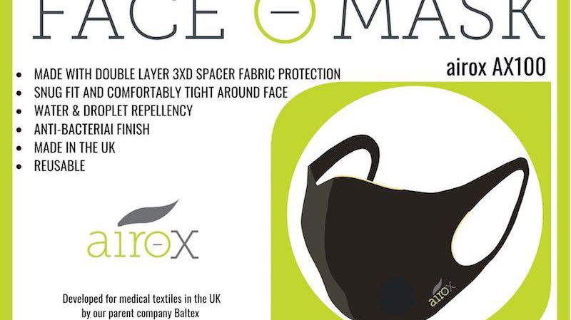 Airox TM Face Masks - Premium Textile Face Mask - Airospring